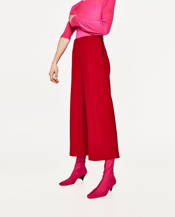 Image 3 of CULOTTES WITH SIDE ZIP from Zara