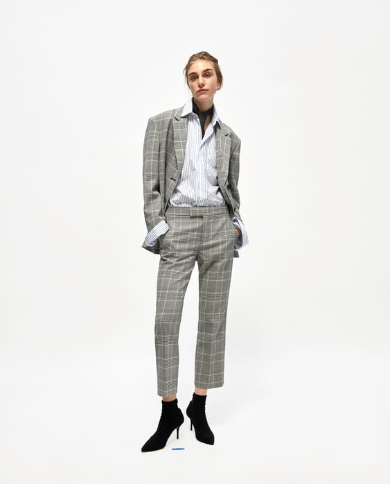 Image 1 of CHECKED TROUSERS from Zara
