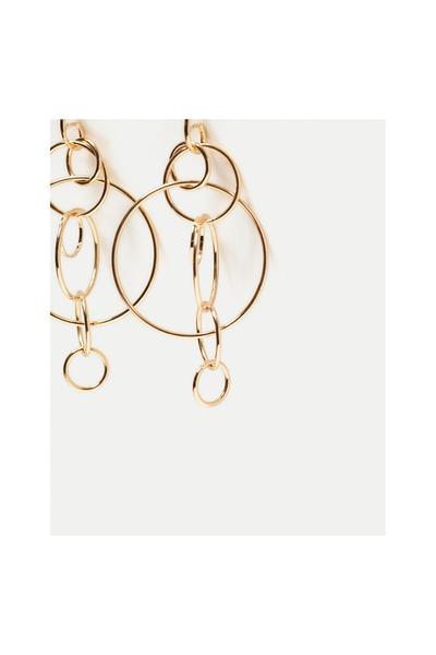 Image 4 of MULTI-HOOP EARRINGS from Zara