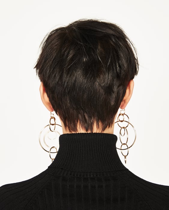 Image 3 of MULTI-HOOP EARRINGS from Zara