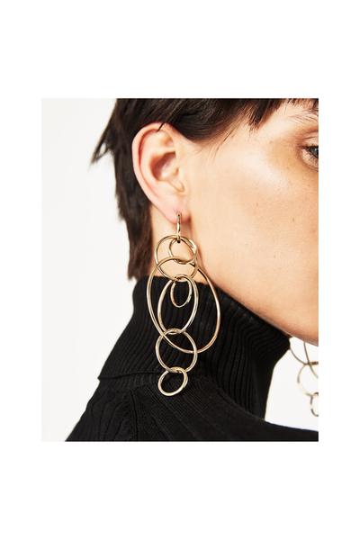 Image 2 of MULTI-HOOP EARRINGS from Zara