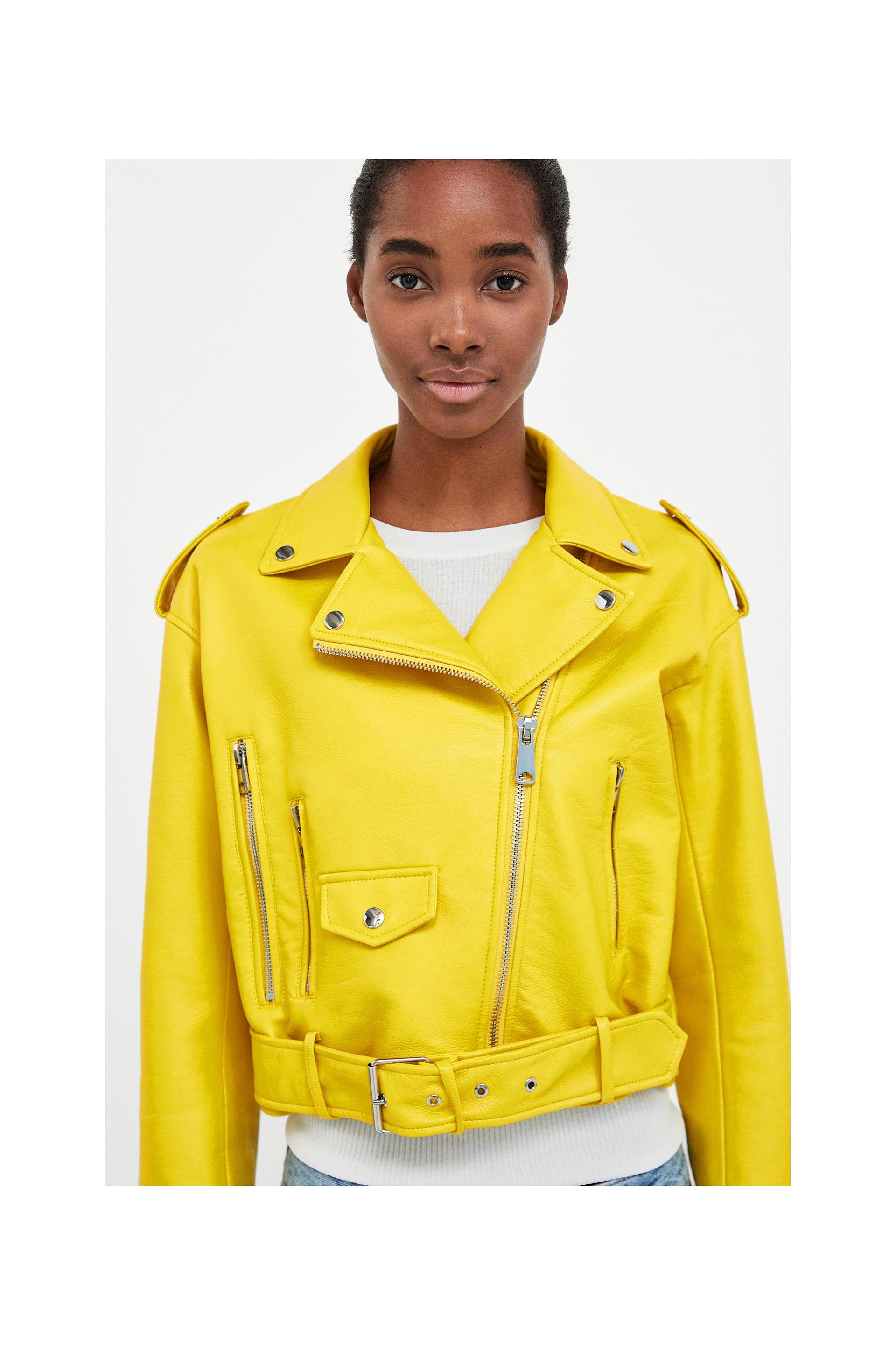 Faux Leather Biker Jacket