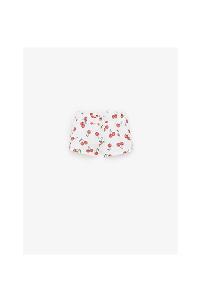 Zara PLUSH PRINTED SHORTS