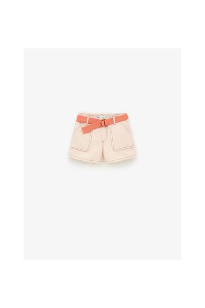Zara BELTED SERGED SHORTS