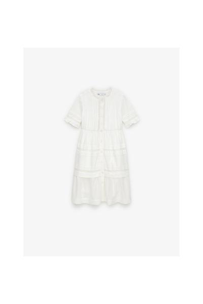 Zara LACE BABYDOLL DRESS