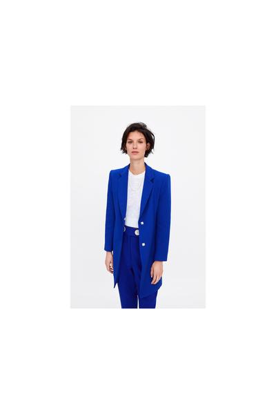 Zara LAPEL COLLAR FROCK COAT