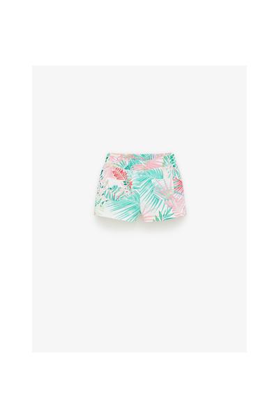 Zara PLUSH PRINTED SHORTS