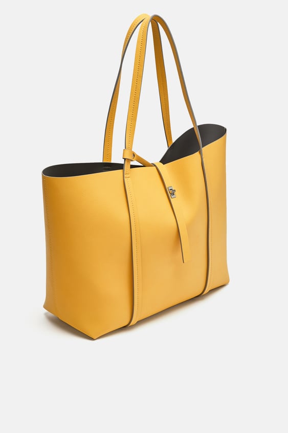 Zara Yellow Tote Bag