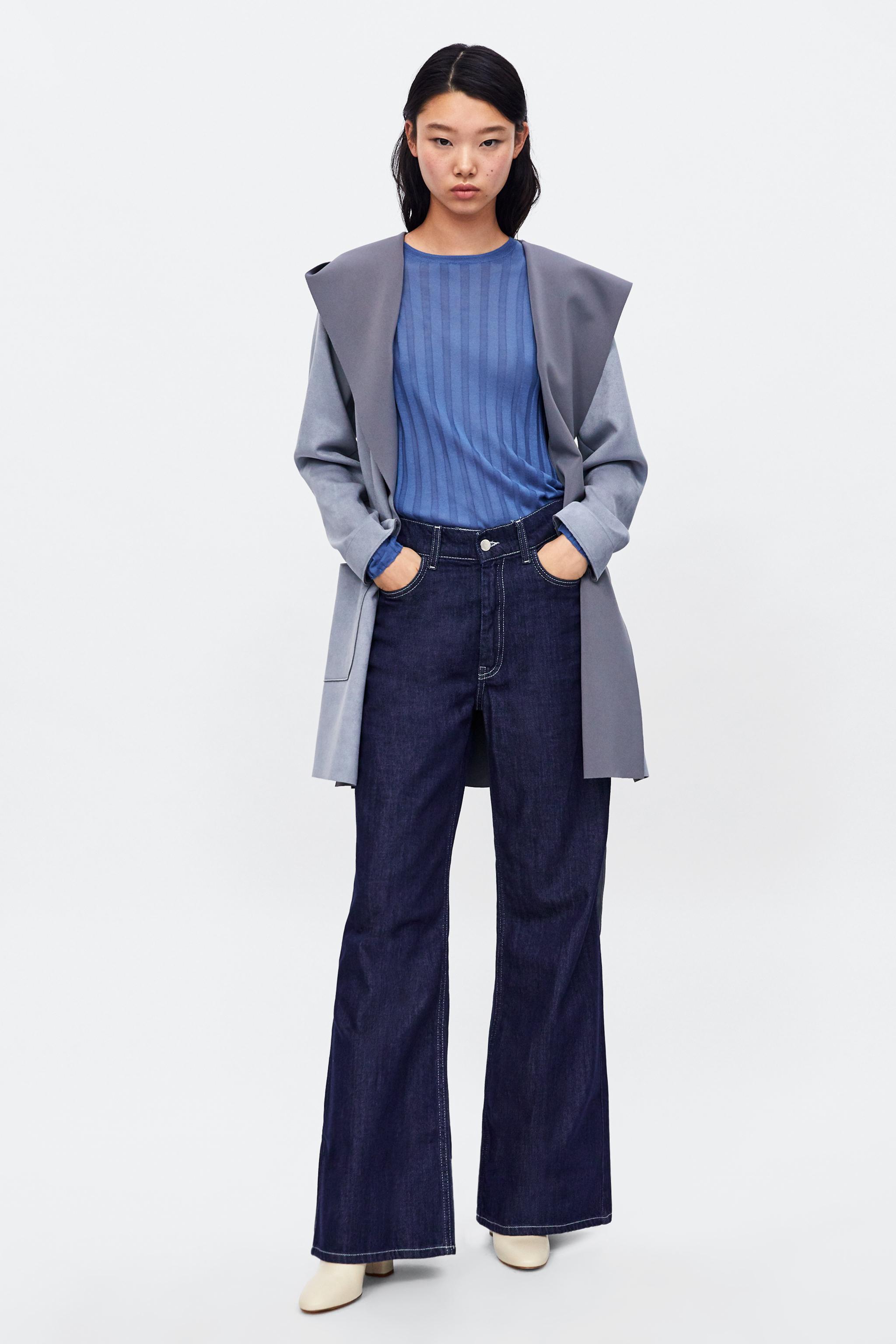 Zara HOODED COAT