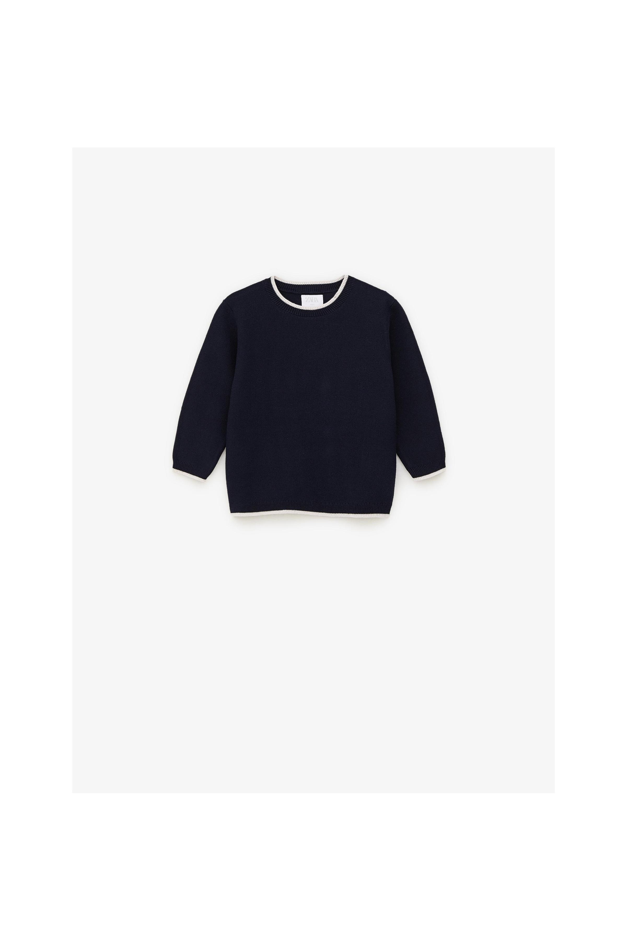 Zara BASIC RIBBED SWEATER