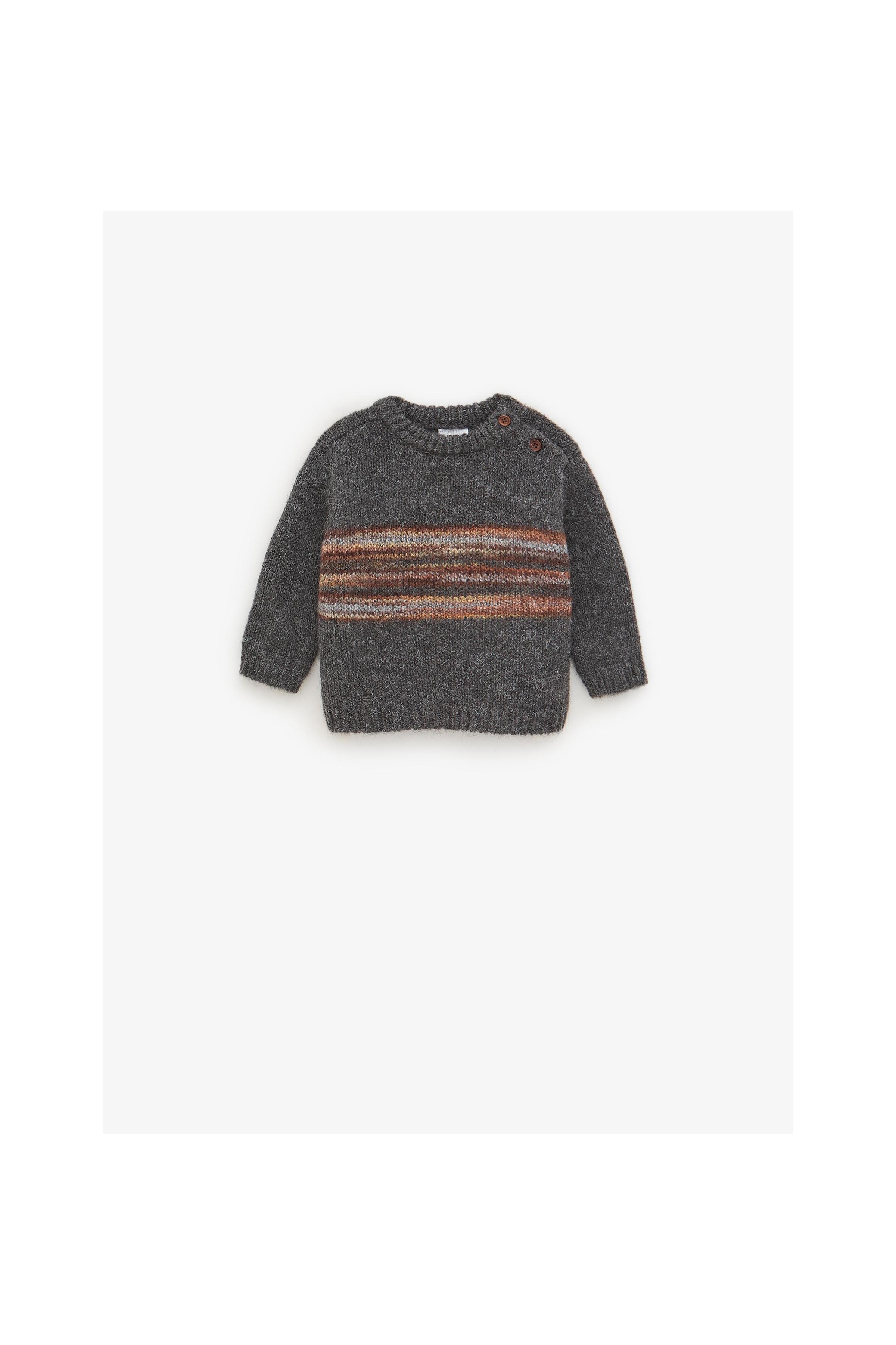 Zara SPUN PATTERN SWEATER