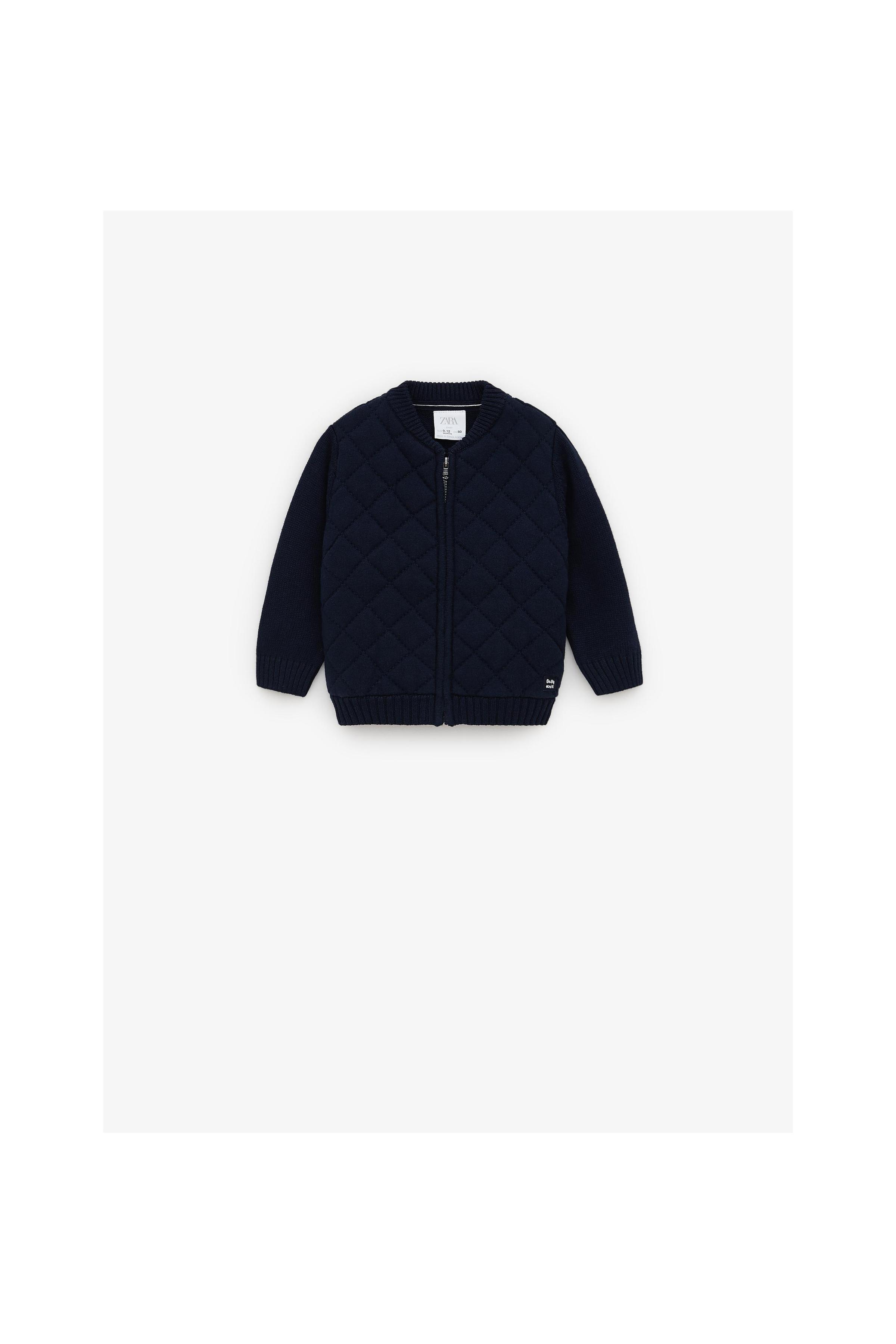 Zara PADDED KNIT JACKET