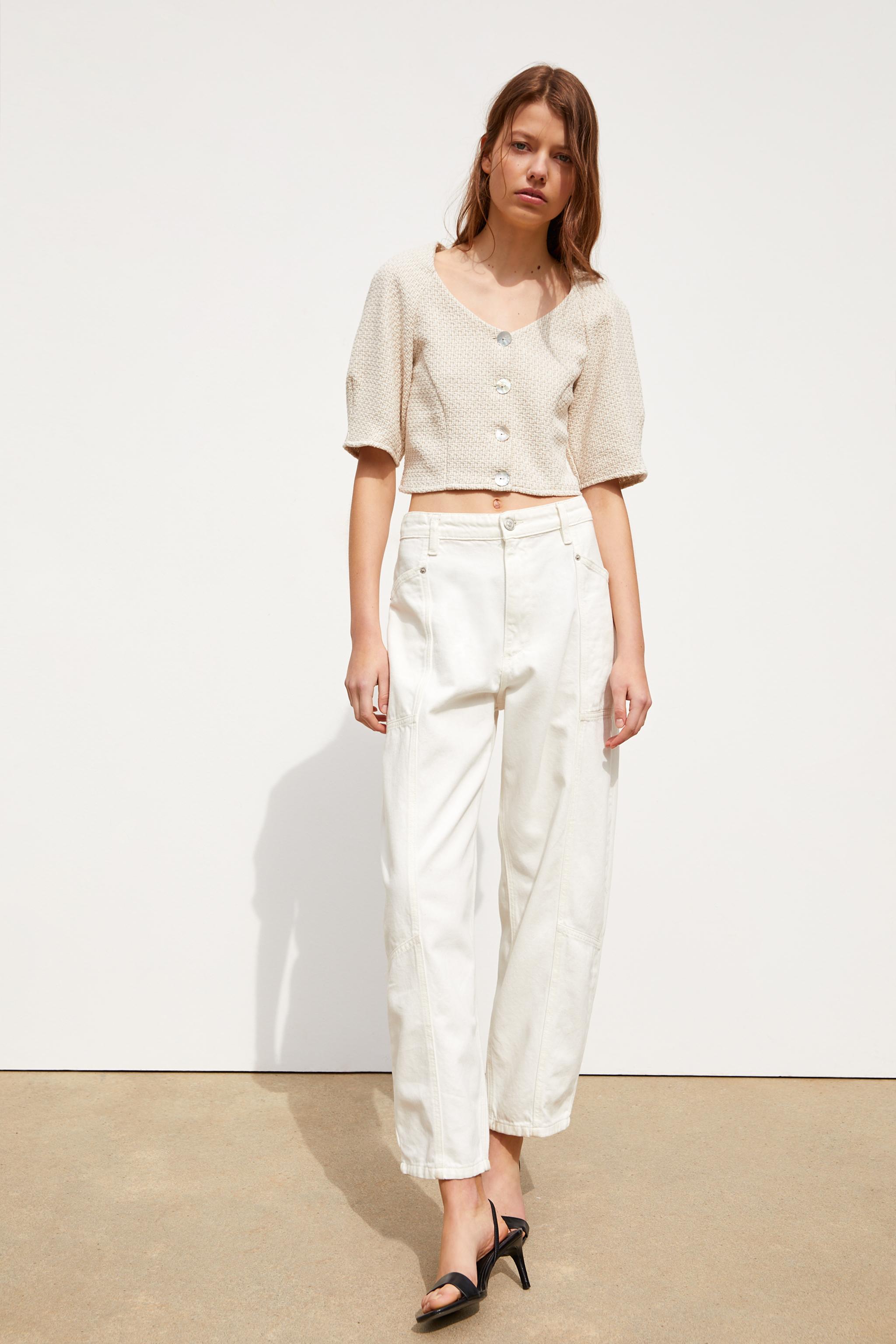 Zara TWEED TOP