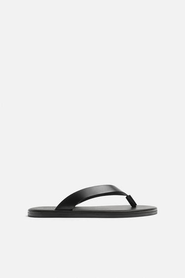 SANDALIA TIRAS - Negro de Zara
