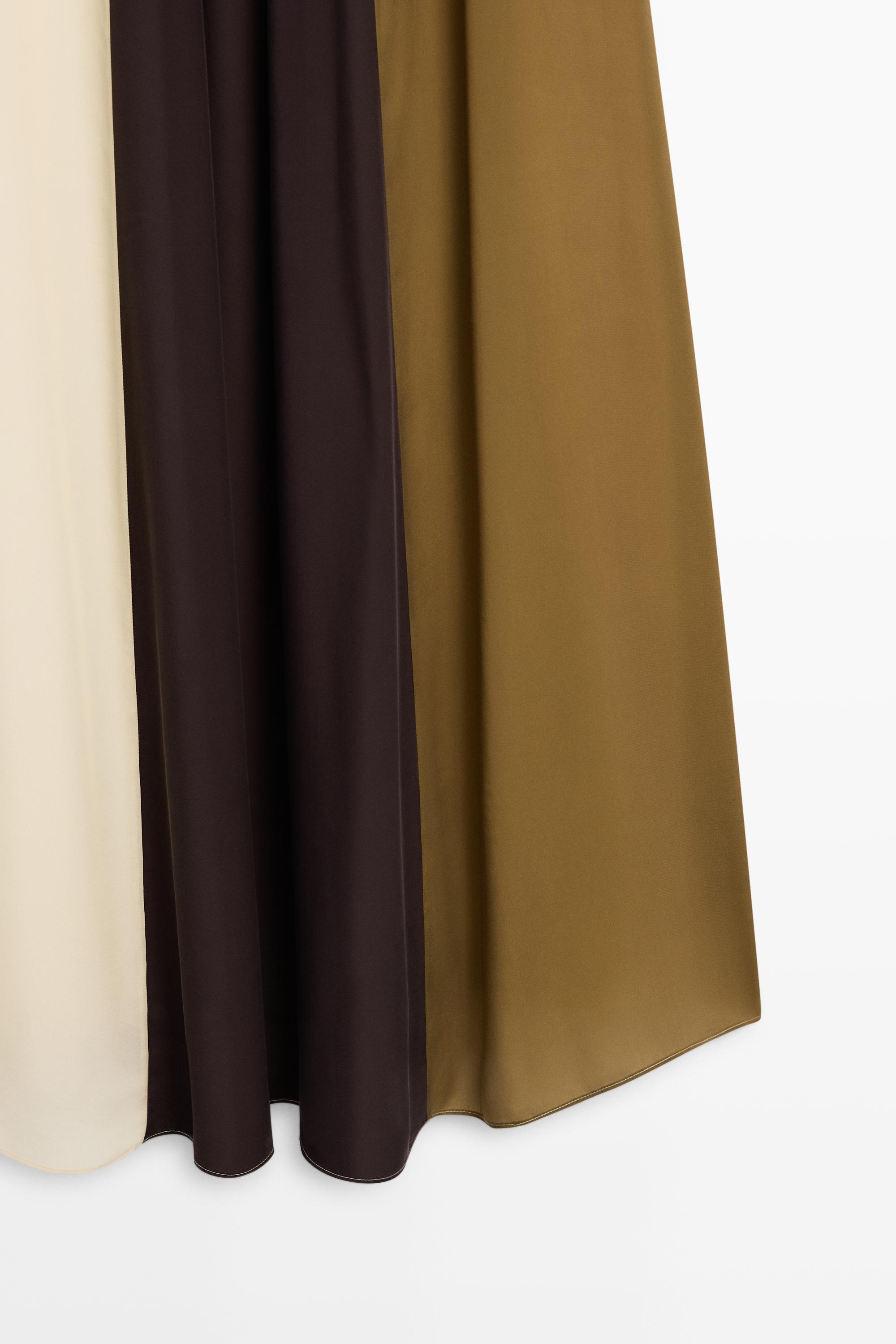 Flowing strappy midi dress