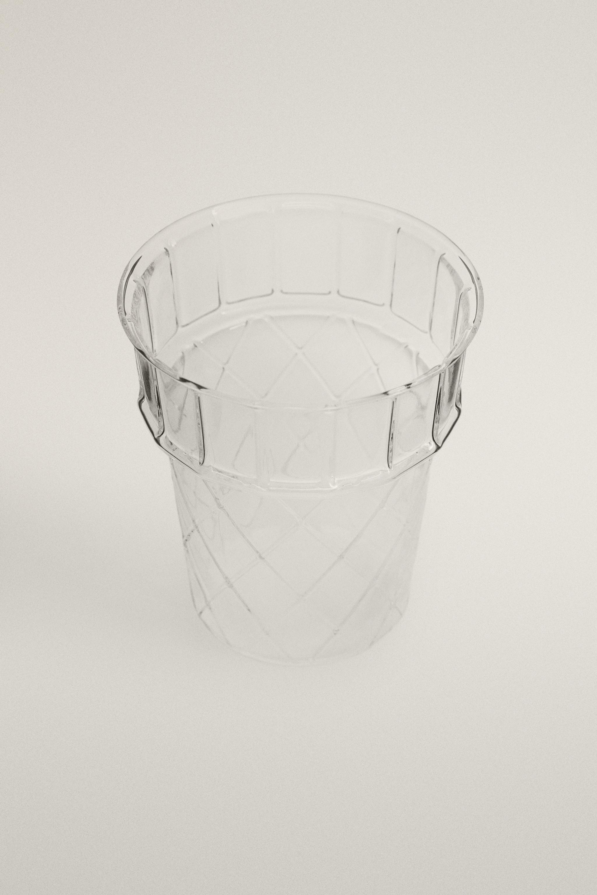 ICE CREAM BOROSILICATE GLASS — Transparent