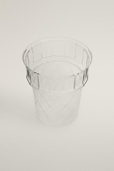 ICE CREAM BOROSILICATE GLASS TUMBLER — Transparent 2
