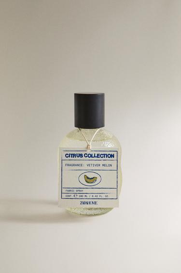 (190 ML) VETIVER MELON FABRIC FRESHENER - Dark bottle green by Zara - Image 3