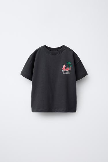 プリントTシャツカーボングレー0ZaraのプリントTシャツ - カーボングレー - 画像 0
