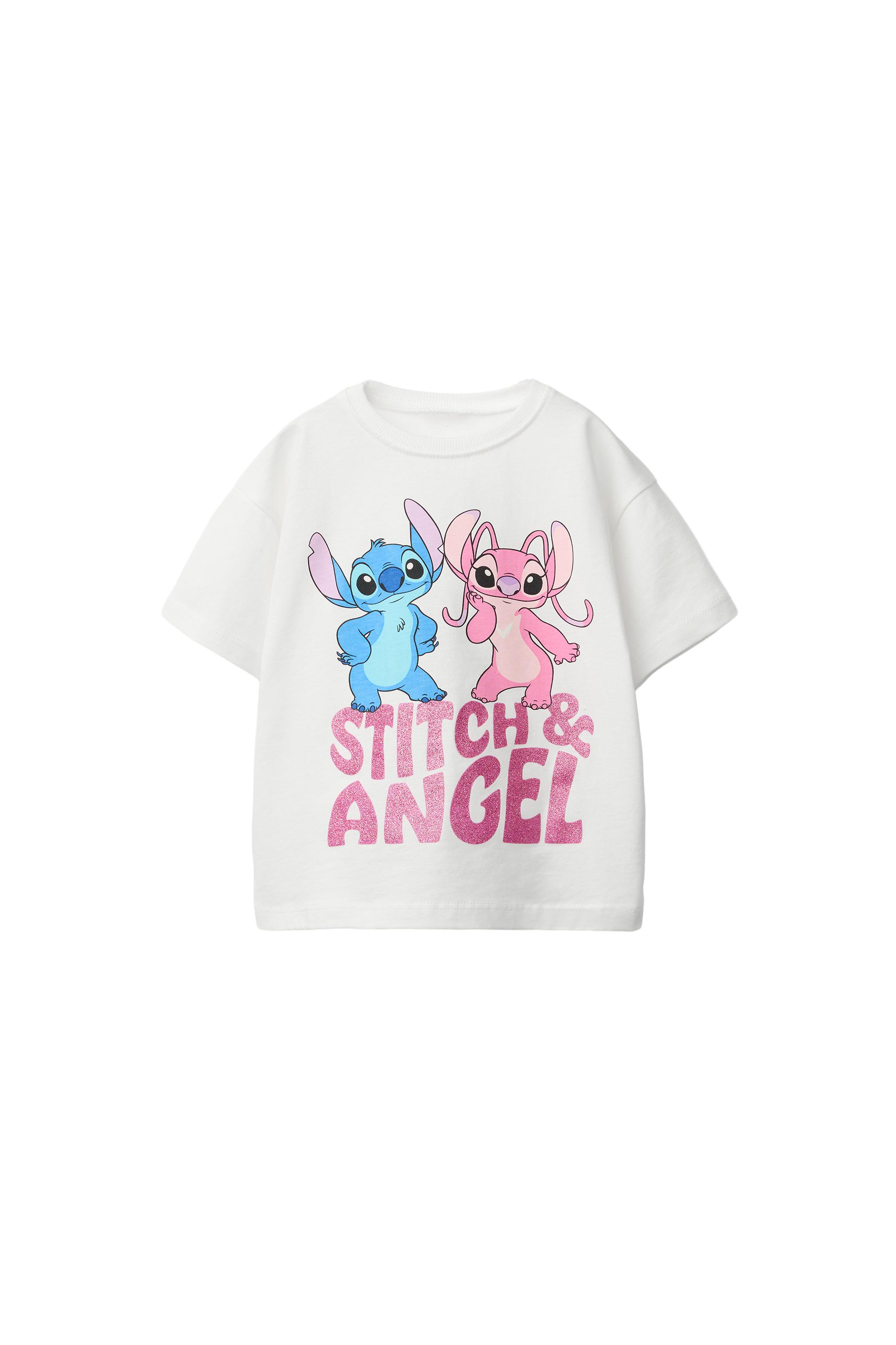 LILO & STITCH © DISNEY PRINT T-SHIRT - Oyster-white | ZARA South