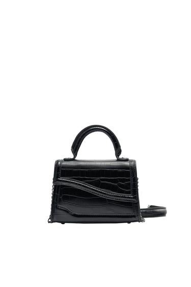 MINI CITY BAG WITH ASYMMETRIC FLAP