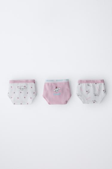 6-14 ANS/ LOT DE TROIS CULOTTES CINNAMOROLL © SANRIO - Mauve de Zara - Image 4