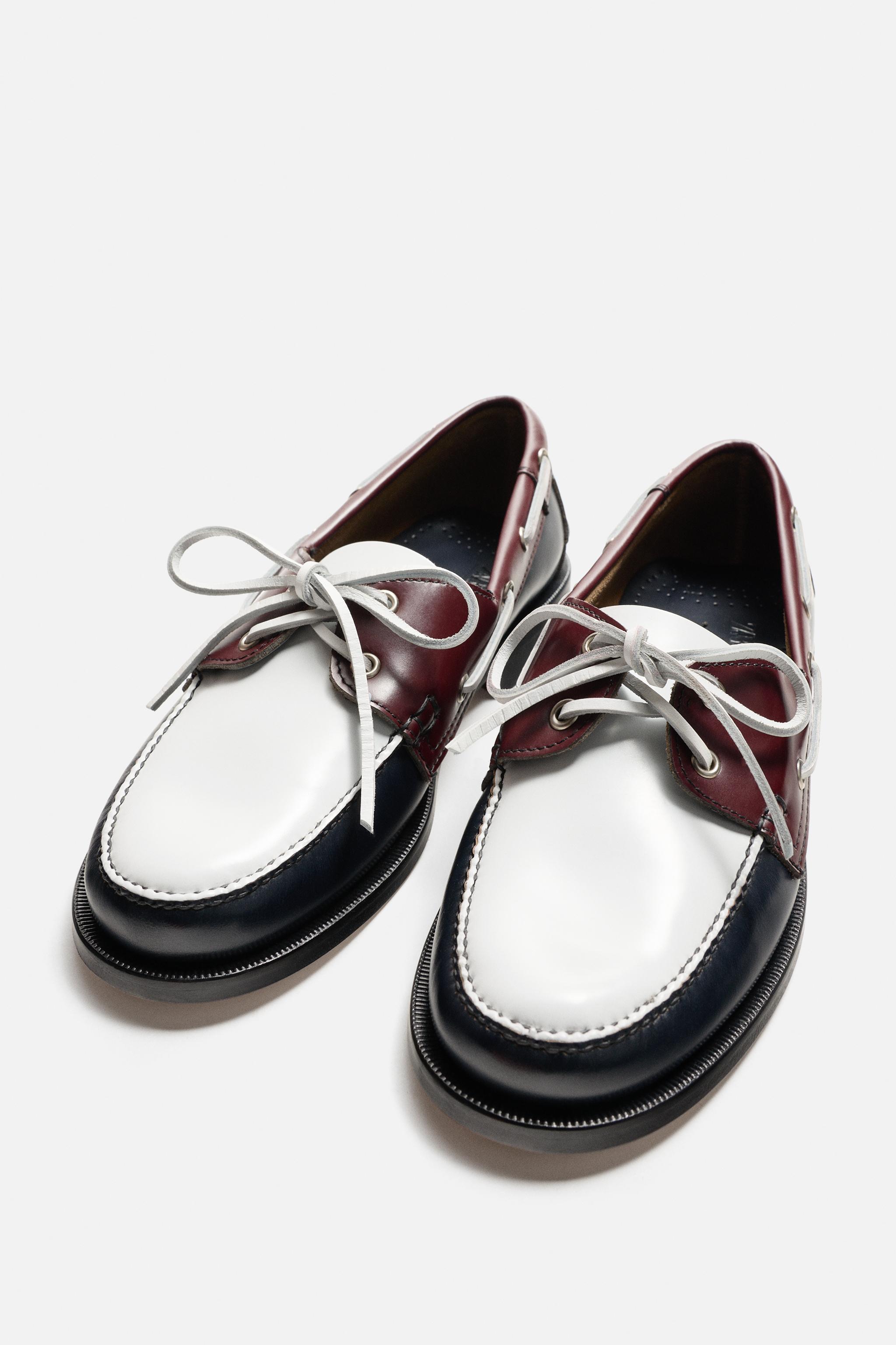 CASTELLANO 1920 ® X ZARA MAN DECK SHOES - Three-color | ZARA