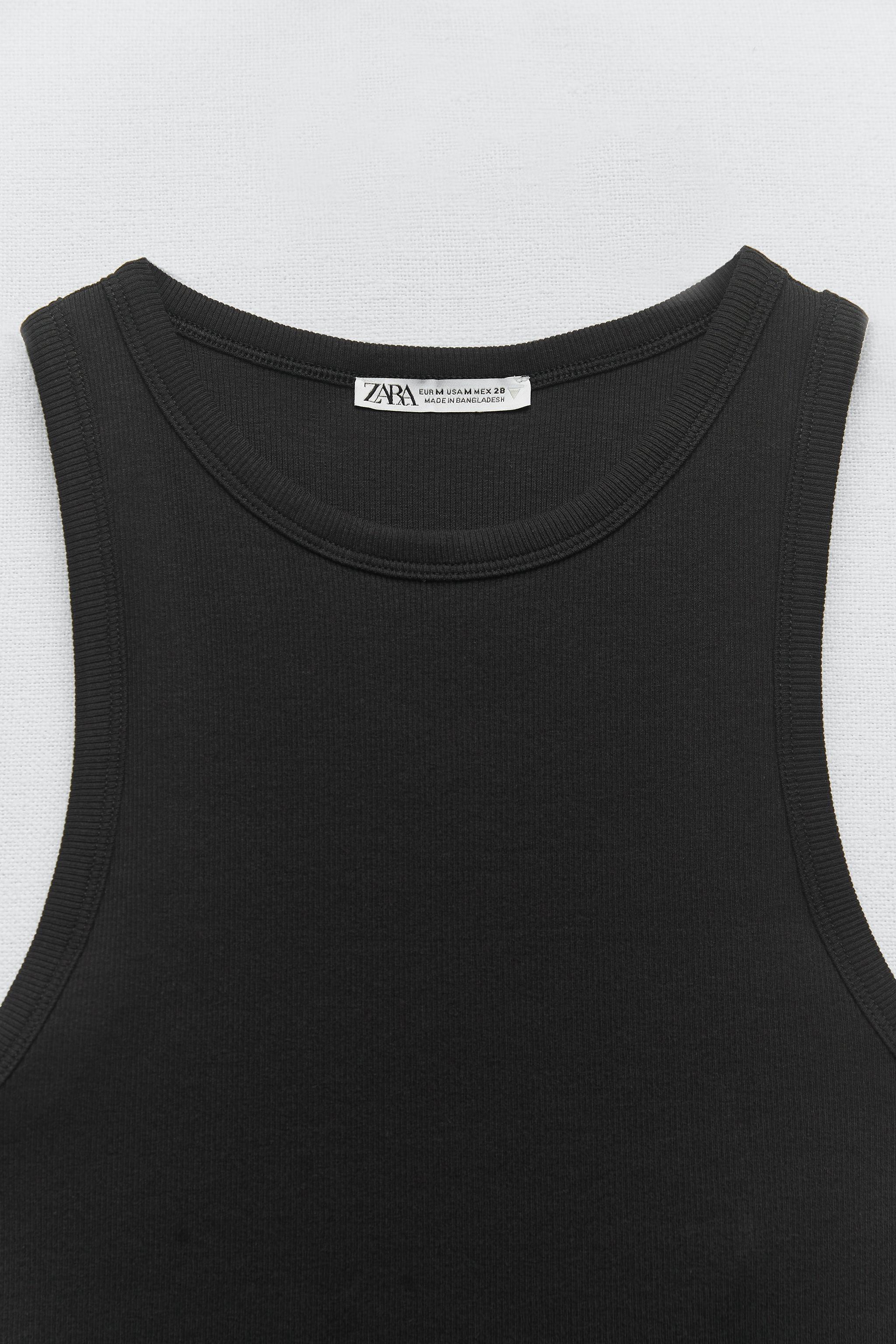 Zara basic tank on sale top