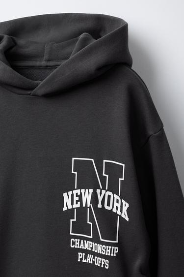 SPORTY HOODIE - Anthracite grey de Zara - Image 2