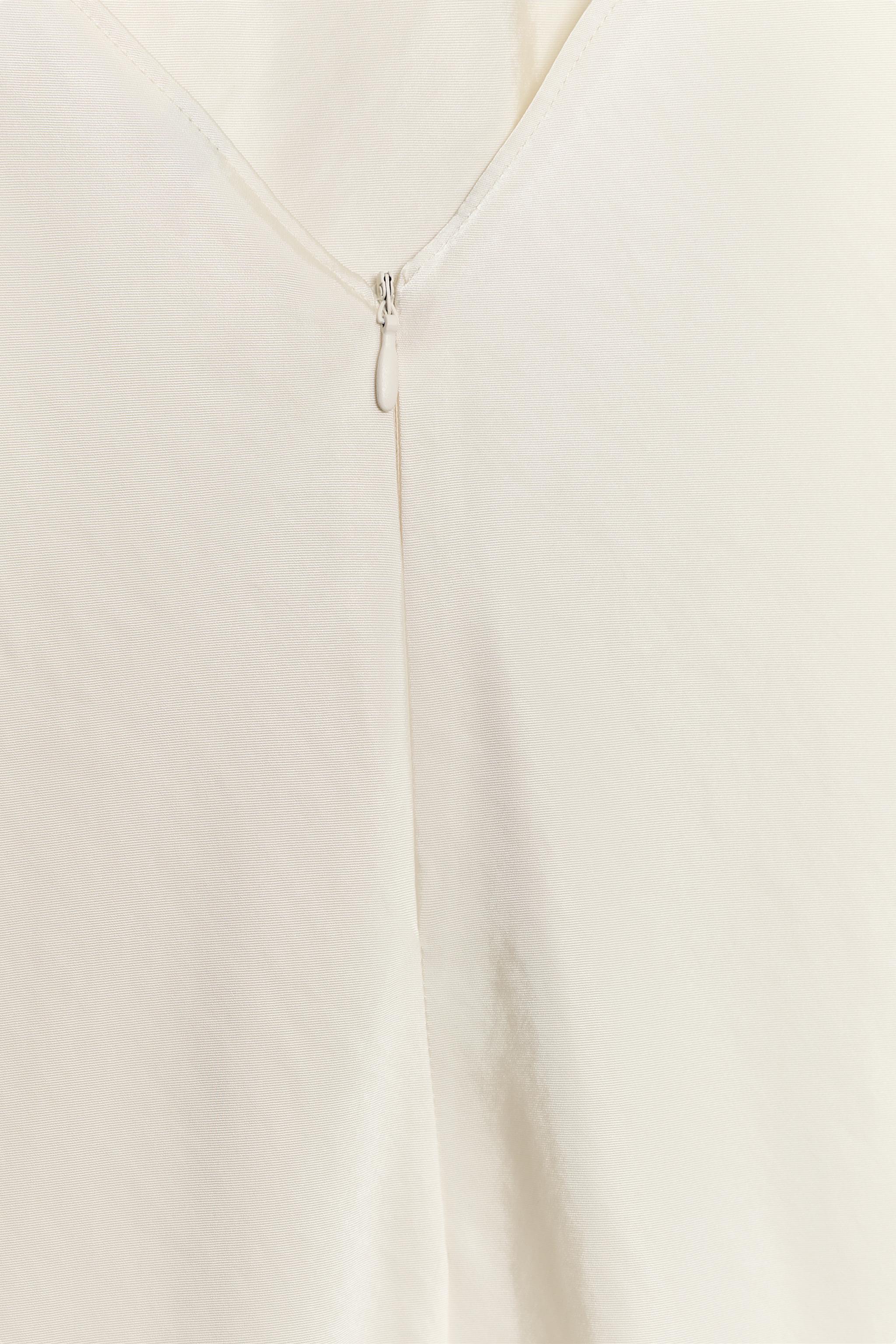 SATIN TIE-DETAIL MAXI DRESS