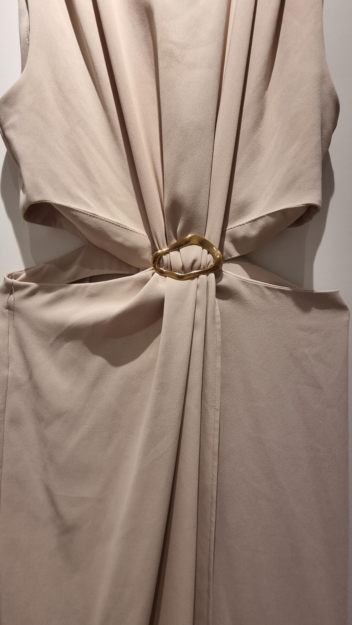 CUT-OUT DRESS WITH BUCKLE - Image 3