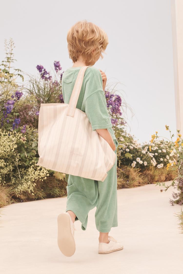 Bolsa tote a rayas 5