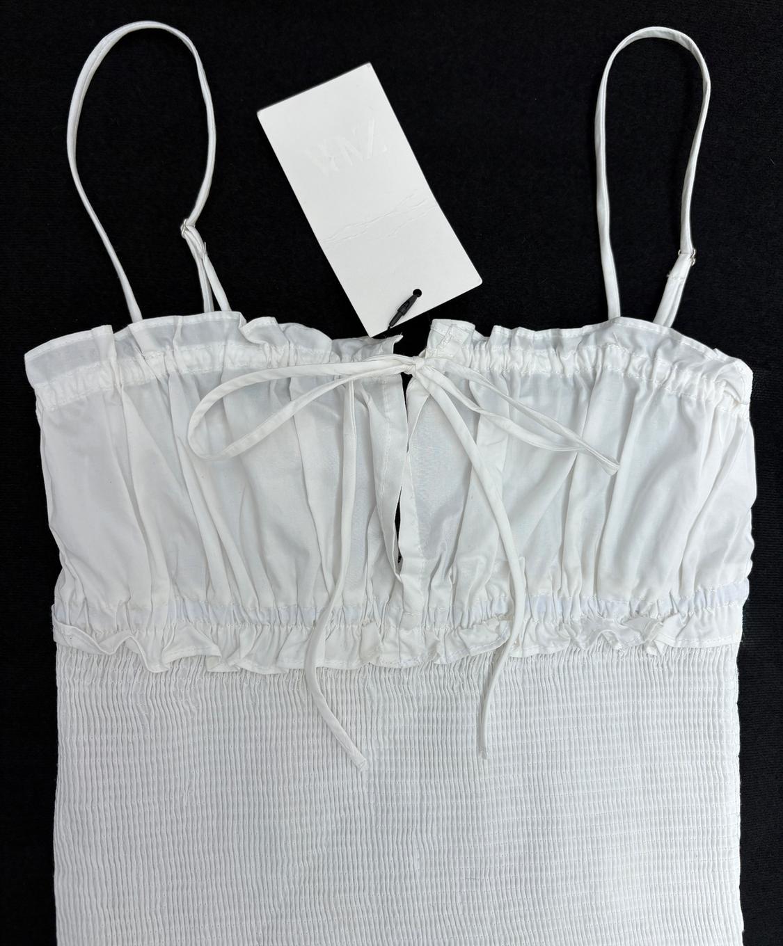 TIE-UP POPLIN TOP - Image 3