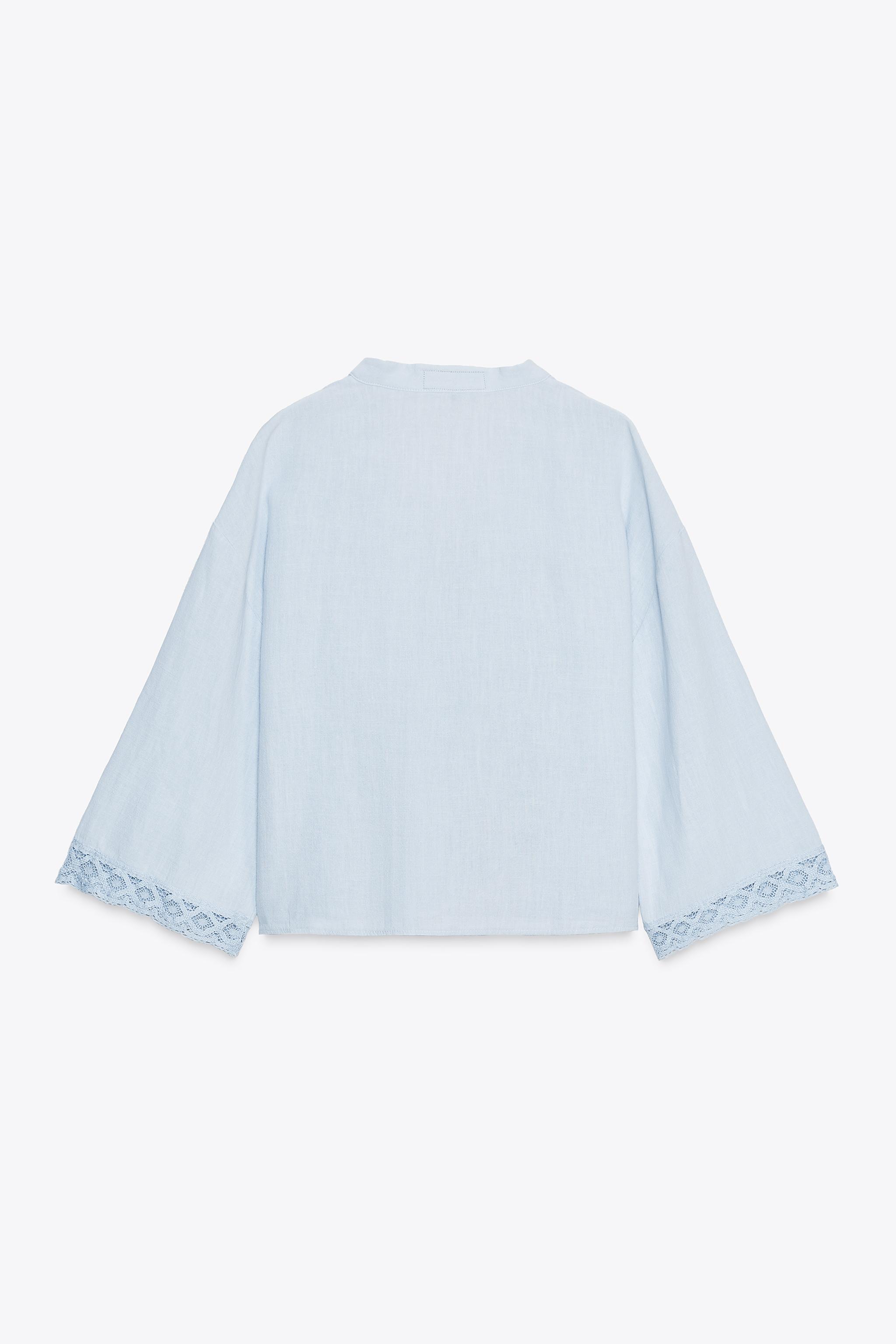 LACE SHORT SHIRT
