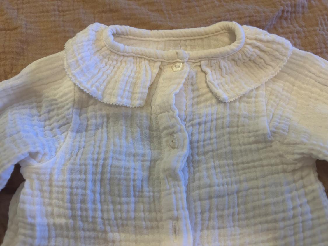 SHIRT WITH TEXTURED RUFFLES - Image 4