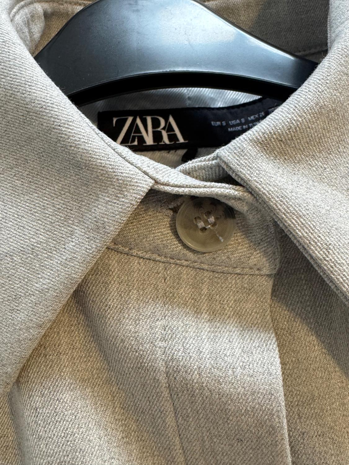 CROPPED BLAZER WITH PATCH POCKET - Image 3