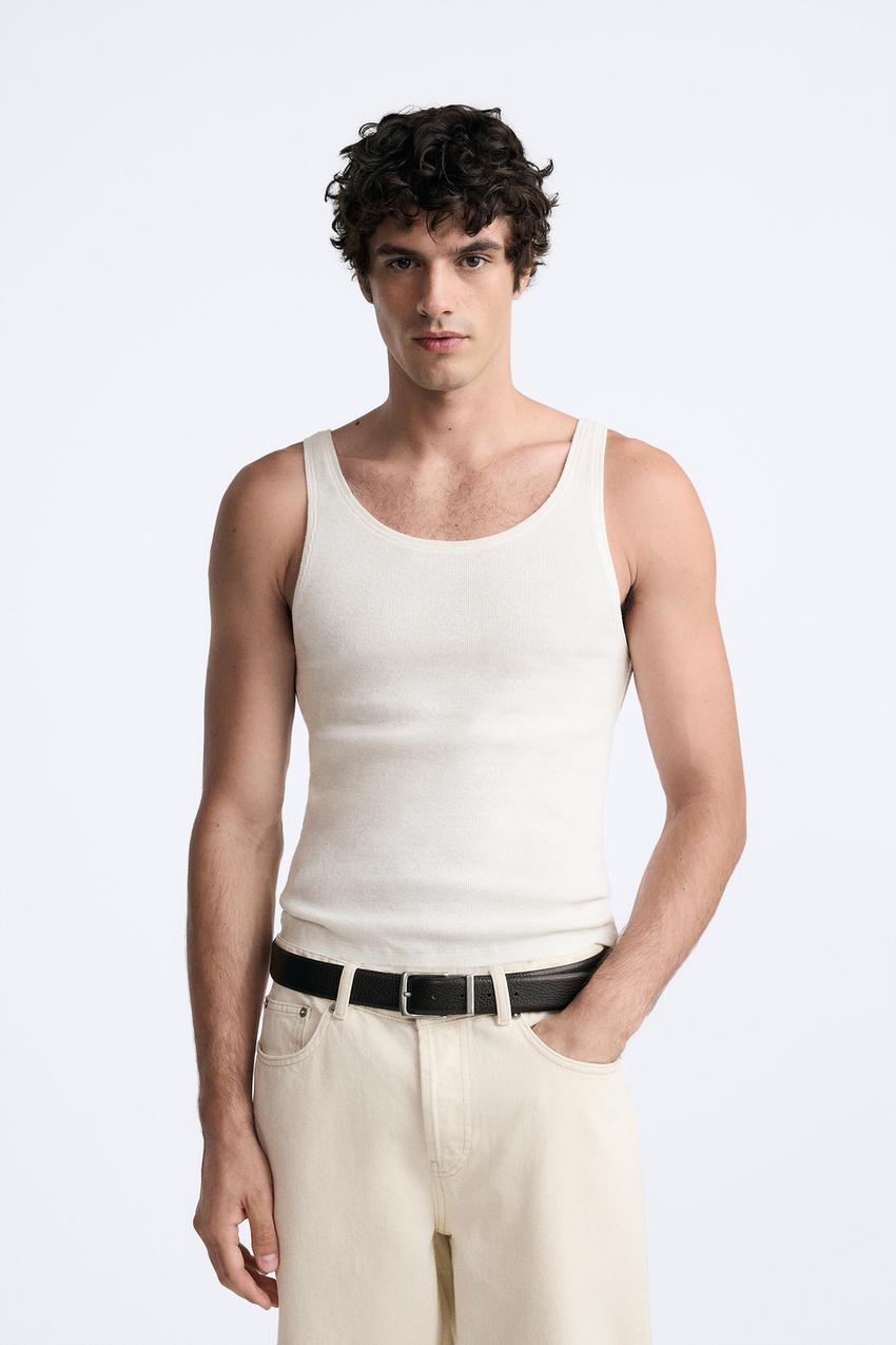 タンクトップ - エクリュ | ZARA Japan / 日本 
