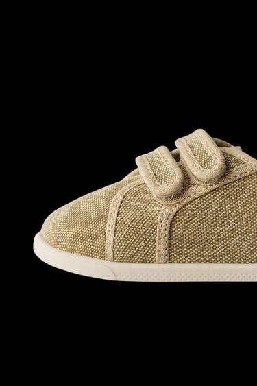 Zara TEXTILE BAREFOOT SNEAKERS - Brown