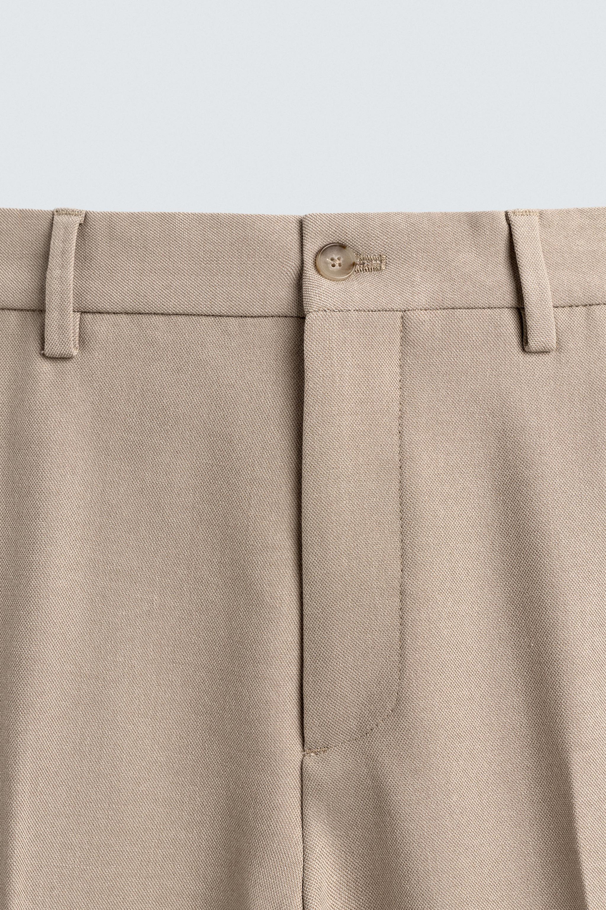 SLIM FIT SUIT PANTS