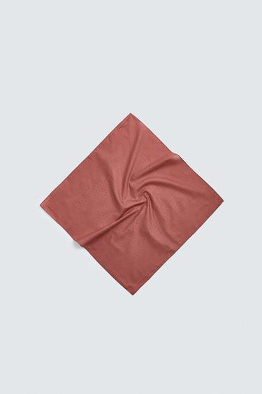 BANDANA ESTAMPADA COM BOLINHAS - Vermelho da Zara