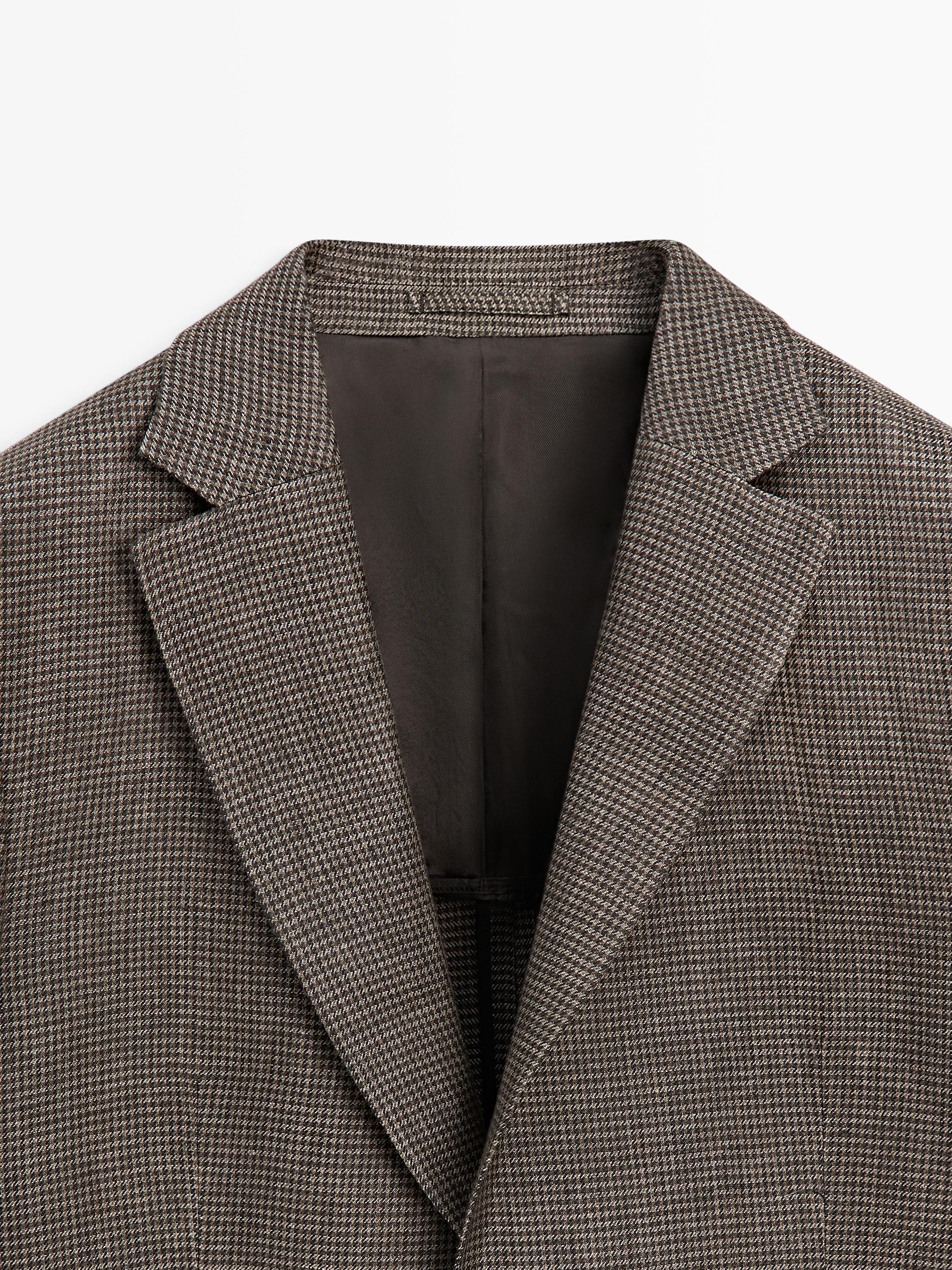 100% linen blazer with pocket details