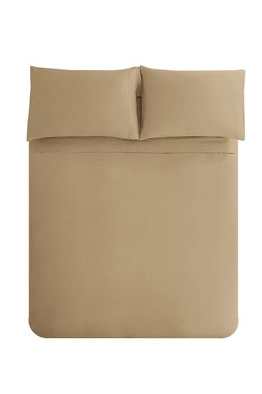 SATEEN DUVET COVER (300 THREAD COUNT) - Sand by Zara