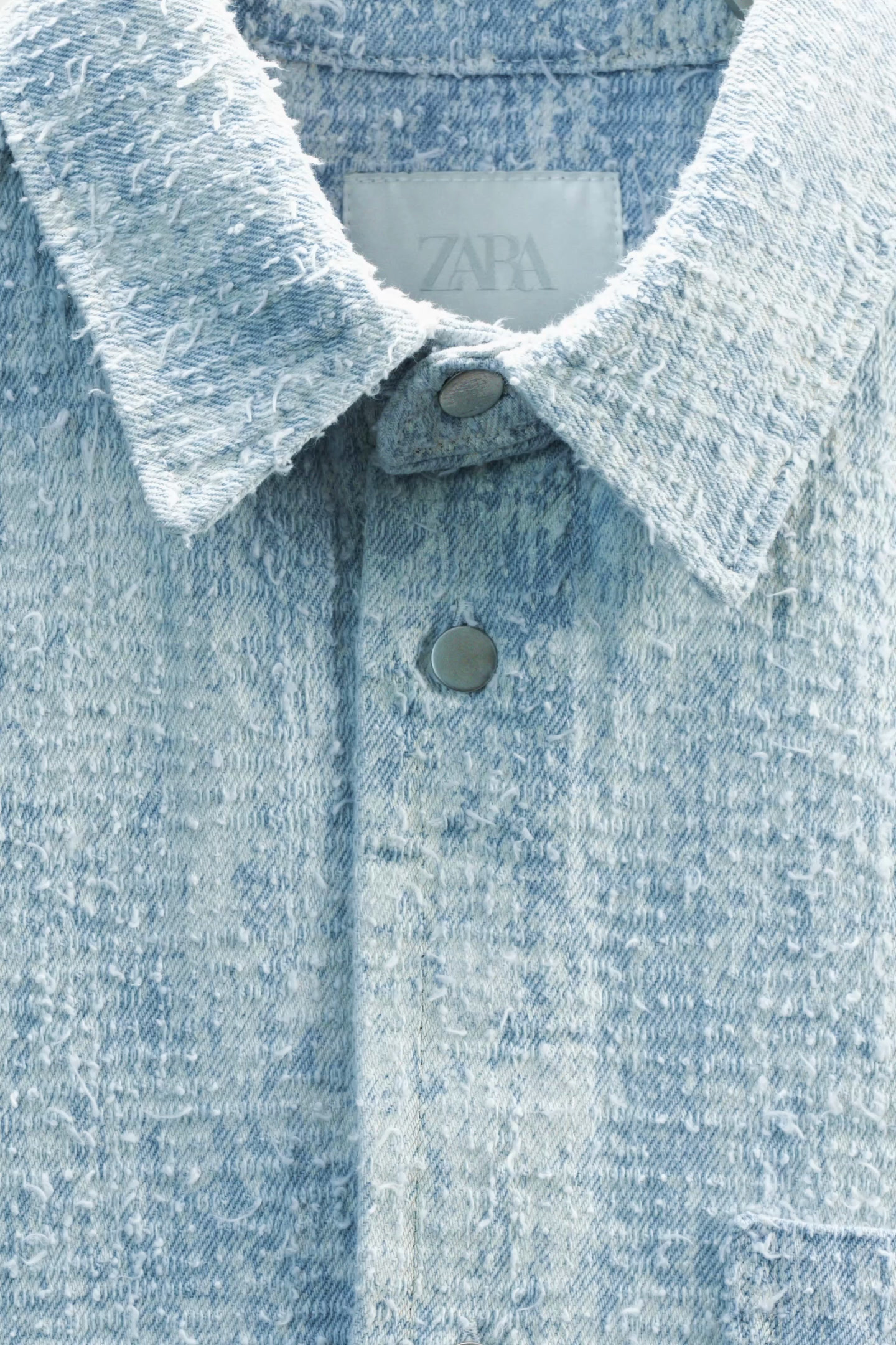 ［ZARA］起毛仕上げデニムシャツ 起毛仕上げデニムシャツ - ライトブルー | ZARA Japan / 日本
