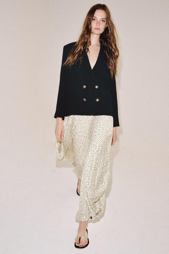 ZW COLLECTION STRAIGHT BUTTON BLAZER from Zara - $179