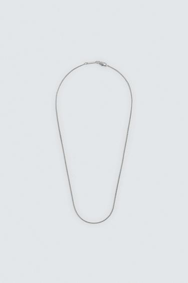 CADENA ESLABONES METÁLICOS - Plata de Zara