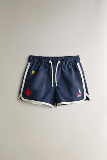 KINDER-BADEHOSE MARITIM - Marineblau von Zara - Bild 0