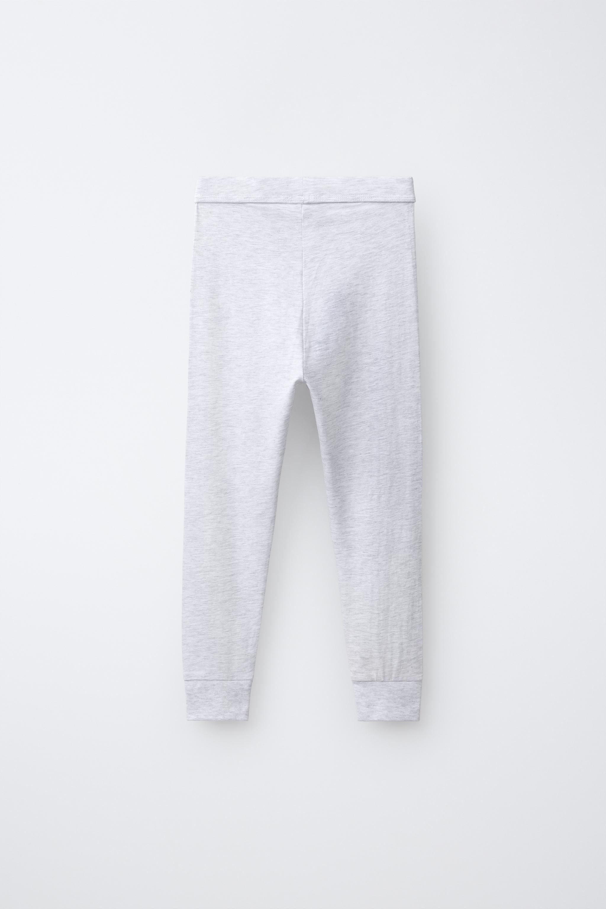 6-14 YEARS/ SOLID LONG BOXER BRIEFS — Gray marl