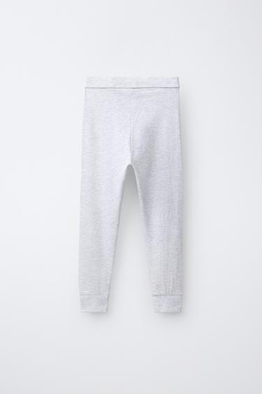 6-14 YEARS/ SOLID LONG BOXER BRIEFS — Gray marl 2