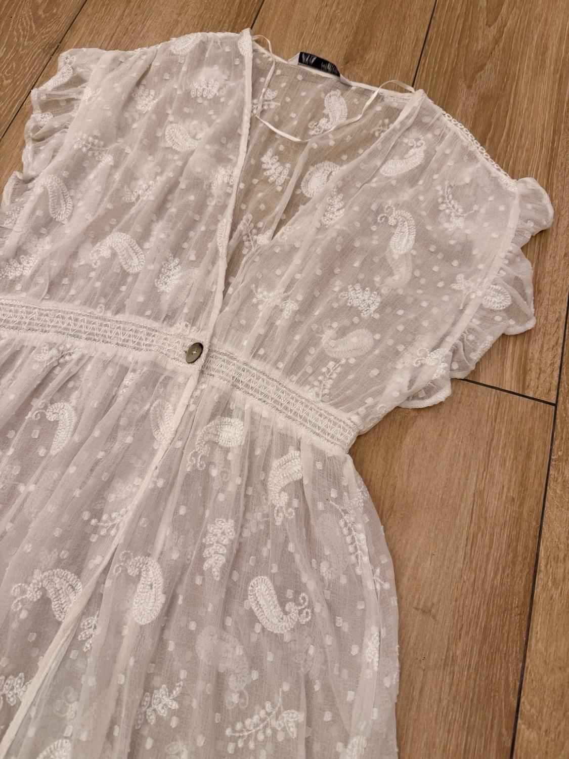 LONG EMBROIDERED BLOUSE - Image 4