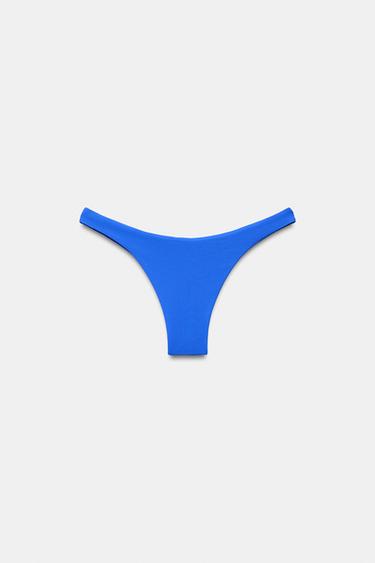 BAS DE BIKINI UNI - Bleu roi de Zara - Image 4